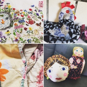 Green Rain Art fabric lookbook