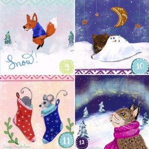 Greenrainart-advent-9-12