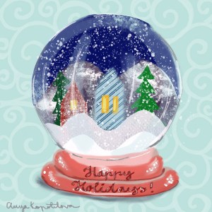 snow-globe-greenrainart